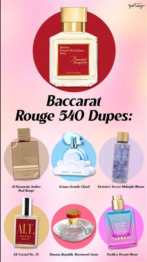 baccarat 540 perfume dupe|baccarat rouge 540 smells like.